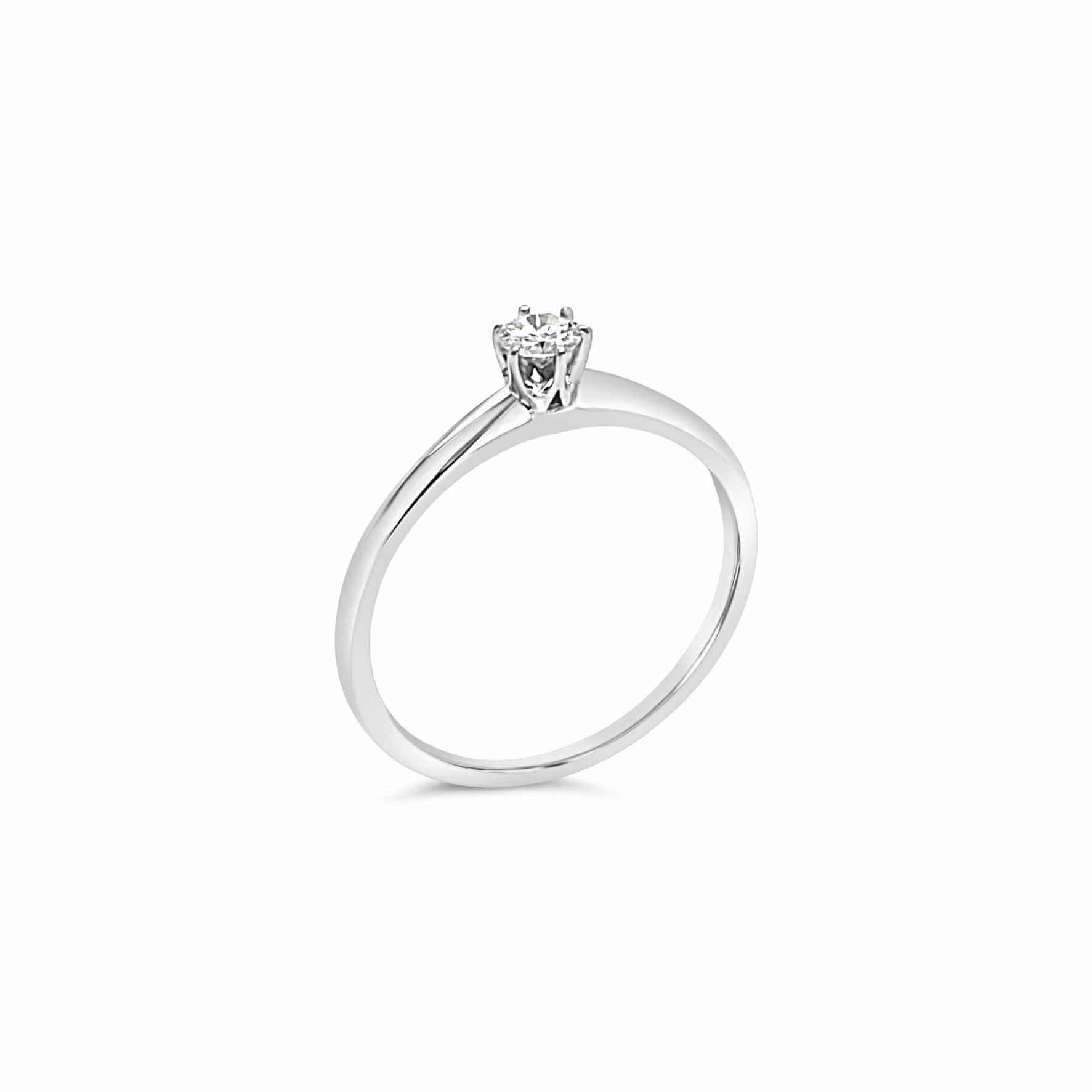 Verenički prsten sa dijamantom 0.12 ct